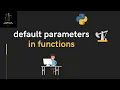 Lecture 30 - Default parameters in functions for Oil and Gas
