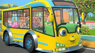 wheels on the bus street bus more vehicles songs for children