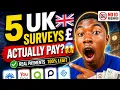 5 UK Survey Sites That ACTUALLY Pay in 2026 No ID Verification