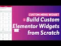 Create Your First Custom Elementor Widget - Menu Navigation