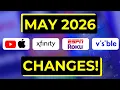 Big Streaming TV Changes for May 2026