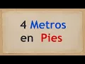 How much is 4 meters in feet - 4m in ft