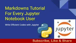 Markdown Tutorial For Every Jupyter Notebook User