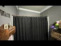 Look Install Magnet Test and Review of Ajazz Magnetic Accordion Shower Curtain