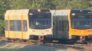 NJ Transit River Line Trains at Riverside NJ