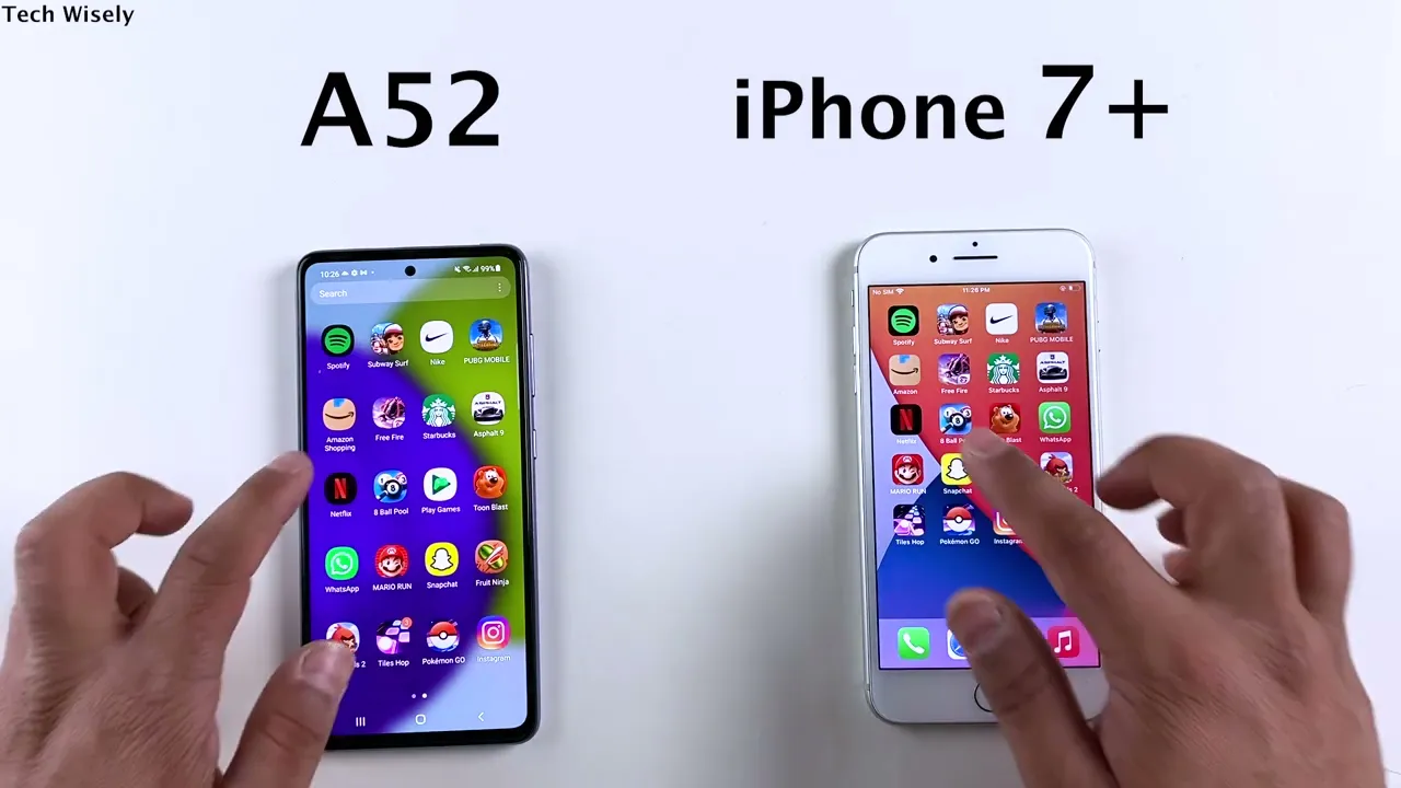 iPhone 7 Plus vs Samsung Galaxy Note 5 - Speed Comparison!