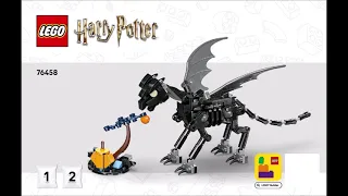 LEGO 76458 Instructions | Harry Potter | Thestral Family | Baby Thestral