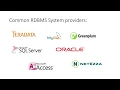 Intro to Business SQL - Part 2 Database Systems