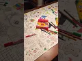 Christmas coloring banner