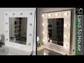 Makeup Vanity Mirror with Lights DIY Step by Step