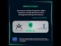 Autonomous Navigation 3D Mapping in Mining ACCELIGENCE MINE IO