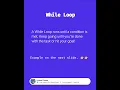 Loops for while do while
