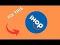 How to fix IHOP app not working