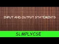 Part 2 - Input and Output in Python3 Python series SiMPLYCSE
