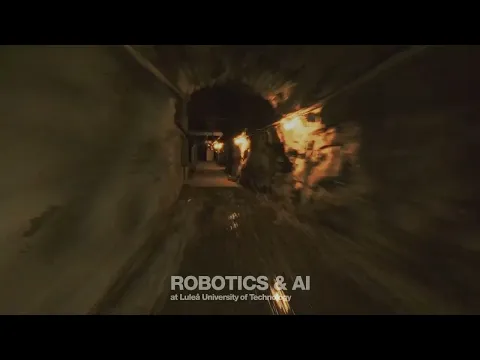 Indoor Drone Tour — SubT lab, LTU RAI, Luleå