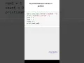 To print Fibonacci series in Python python for beginners