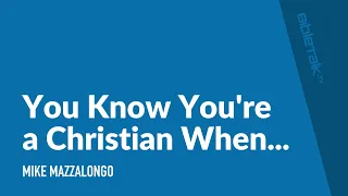 You Know You're a Christian When...