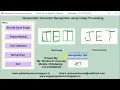 matlab code for Handwritten Character Recognition using image processing