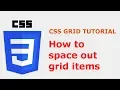 CSS Grid Layout Tutorial Grid Gaps shorthand property