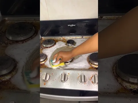 El truco definitivo para limpiar la estufa #cleaninghacks #cocina #limpiezadehogar