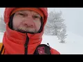 Minor snow storm San Jacinto Peak 13th February 2023