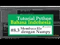 08 3 Tutorial Python Bahasa Indonesia - Membaca File dengan Numpy