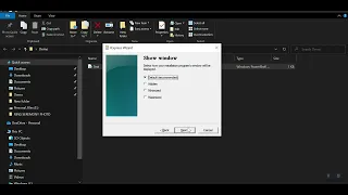 Convert a PowerShell ps1 file to executable exe file easily using IEXPRESS WIZARD