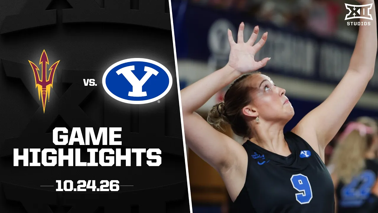 Arizona State vs. BYU Highlights (10.24.26) | 2026 Big 12 Volleyball
