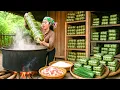 Download Lagu Chung cake making process: sticky rice cake with pork \u0026 mung bean, prepare my daughter for school