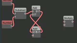 smkflow node dataflow editor - algebra example