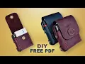 Free Pattern making a leather Cigarette Case
