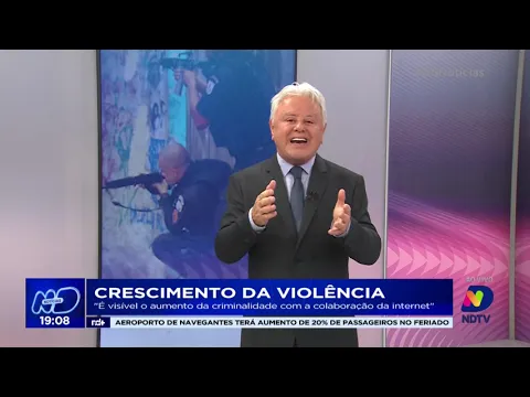 Crescimento da violência: “é visível o aumento da criminalidade com a colaboração da internet"