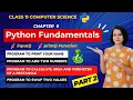Python Fundamentals - ONE SHOT Class 11 Computer Science ENGLISH