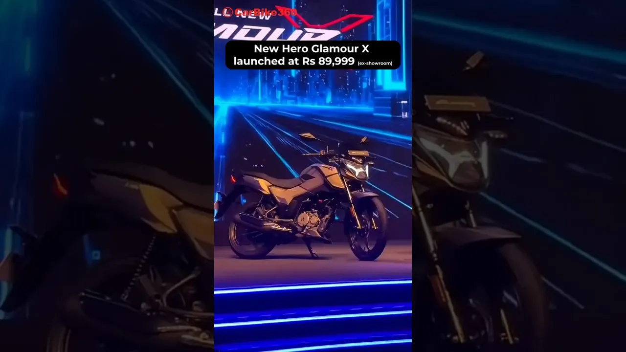 Hero Glamour X 125 Launched | Cruise Control, Ride-by-Wire & More at Rs 89,999!