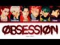 EXO Obsession Lyrics (엑소 Obsession 가사) [Color Coded Lyrics/Han/Rom/Eng]