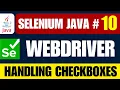 Selenium Java Automate Checkboxes with Selenium WebDriver