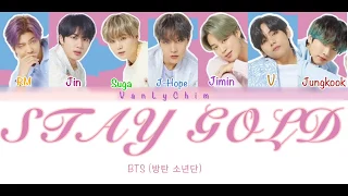 BTS STAY GOLD Color Coded Lyrics ROM ENG KAN 