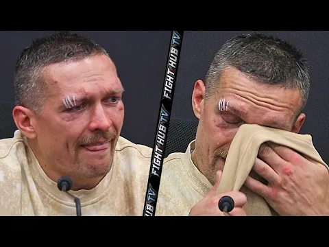 Download MP3 Oleksandr Usyk in tears after undisputed win remembering father in emotional moment