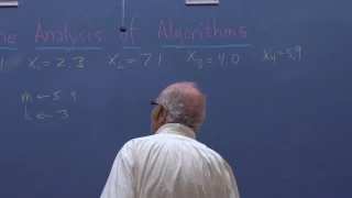 Stanford Lecture - Don Knuth The Analysis of Algorithms 2015 recreating 1969