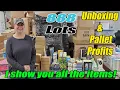 888 Lots Pallet Unboxing - We have total profits of this Massive Pallet