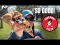 Trying Hideaway Pizza in Tulsa Cherry Street Park Picnic Review