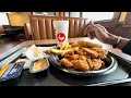 ZAXBYS POV SURF AND TURF WITH CRISPY SHRIMP CHICKEN STRIPS FRIES AND CHERRY GINGER-ALE