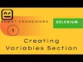 5 Creating Variables Section Selenium - Robot Framework