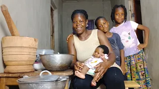 HOW TO MAKE FUFU FROM NIGERIAN FUFU POWDER COOK WITH US 