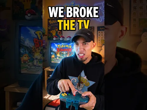 We Played Pokémon Stadium So Much We Broke the TV