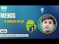 Option Menu with Sub Items - Android Tutorial