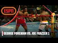 George Foreman vs Joe Frazier 1 FULL FIGHT ESPN Throwback