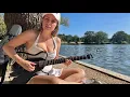 You Can Play this Guitar Anywhere it has a built-in speaker