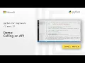 Demo Calling An API Python for Beginners 37 of 44