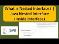 What is Nested Interface Java Nested Interface Inside Interface Java Tutorial